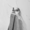 Round Base Wall Hanging Hook with Screws- Gun Grey Hook; 4 Pack; for Entry Shoe Cabinet; Wardrobe Bathroom Bedroom Furniture Hardware