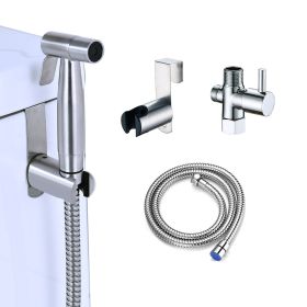 Bidet Sprayer for Toilet; Handheld Sprayer Kit; Hand Held Bidet; Cloth Diaper Sprayer Set - Easy to Install