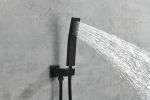 Shower System with Shower Head;  Hand Shower;  Slide Bar; ;  Shower Arm;  Hose;  Valve Trim;  and Lever Handles
