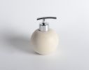 Concrete terrazzo Bath Accessory Set; White Sandstone Color