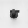 Round Base Wall Hanging Hook with Screws- Matte Black Hook; 4 Pack; for Entry Shoe Cabinet; Wardrobe Bathroom Bedroom Furniture Hardware