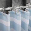 12 Sets Of Stainless Steel Shower Curtain Double Hook Mountain Hook  Curtain Hook 8 Beads Jewelry Storage Hook