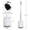 Toilet Brush; 3 Pack Toilet Bowl Brush; Bathroom Accessories Toilet Bowl with Silicone Bristles; Cleaning Supplies Toilet Cleaner Brush Bathroom Set