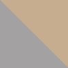 Manhattan Comfort Antibes 1.0 Steel Rattan 3-Piece Patio Conversation Set with Cushions in Grey