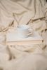 Omne Sleep 5-Piece Cream Bamboo Split King Hypoallergenic Sheet Set