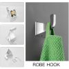 4-Piece Bath Hardware Set with Towel Ring Toilet Paper Holder Towel Hook and 24 in. Towel Bar in Polished Chrome