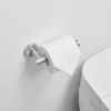 Single Post Toilet Paper Holder Wall Mounted in Brushed Nickel