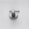 Round Base Wall Hanging Hook with Screws- Gun Grey Hook; 4 Pack; for Entry Shoe Cabinet; Wardrobe Bathroom Bedroom Furniture Hardware