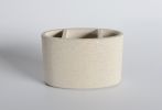 Concrete terrazzo Bath Accessory Set; White Sandstone Color