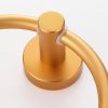Towel Ring Golden Gold; Bath Hand Towel Ring Thicken Space Aluminum Round Towel Holder for Bathroom
