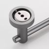 Toilet Paper Holder Gun Grey Thicken Space Aluminum Toilet Roll Holder for Bathroom; Kitchen; Washroom Wall Mount