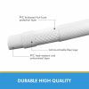 PVC Shower Hose 71 Inches Extra Long Smooth Handheld Shower Hose Flexible Anti-Kink Handheld Shower Head Hose with brass spin inner core White