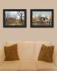 Trendy Decor 4U "Country Roads" Framed Wall Art; Modern Home Decor Framed Print for Living Room; Bedroom & Farmhouse Wall Decoration by Billy Jacobs