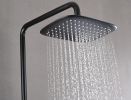 2-Function Thermostatic Rainfall Shower System in Matte Black