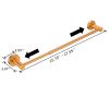 Bathroom Hardware Set; Thicken Space Aluminum 3 PCS Towel bar Set- Golden Gold 16-27 Inches Adjustable Bathroom Accessories Set