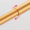 Bathroom Hardware Set; Thicken Space Aluminum 3 PCS Towel bar Set- Golden Gold 16-27 Inches Adjustable Bathroom Accessories Set