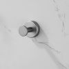 Round Base Wall Hanging Coat Hook with Screws- Gun Grey Towel Hook; 2 Pack; for Entry Shoe Cabinet; Wardrobe Bathroom Bedroom Furniture Hardware