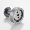 Round Base Wall Hanging Coat Hook with Screws- Gun Grey Towel Hook; 4 Pack; for Entry Shoe Cabinet; Wardrobe Bathroom Bedroom Furniture Hardware