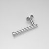 Single Post Toilet Paper Holder Wall Mounted in Brushed Nickel