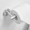 Single Post Toilet Paper Holder Wall Mounted in Brushed Nickel