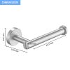 Single Post Toilet Paper Holder Wall Mounted in Brushed Nickel