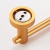 Toilet Paper Holder Brushed Gold Thicken Space Aluminum Toilet Roll Holder for Bathroom; Kitchen; Washroom Wall Mount