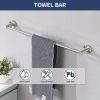 Brushed Nickel Bathroom Hardware Accessories 4 Pieces Set