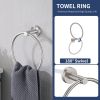 Brushed Nickel Bathroom Hardware Accessories 4 Pieces Set