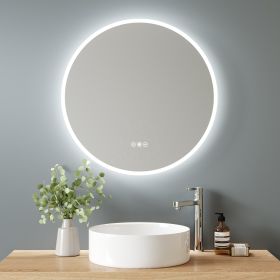 [PICK UP ONLY ]Round Acrylic Smart Mirror for make up the illuminated LED mirror (material: Acrylic)