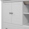 30" Bathroom Vanity Base Only;  Solid Wood Frame;  Bathroom Storage Cabinet with Doors and Drawers