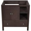 30" Bathroom Vanity Base Only;  Solid Wood Frame;  Bathroom Storage Cabinet with Doors and Drawers