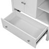 30" Bathroom Vanity Base Only;  Solid Wood Frame;  Bathroom Storage Cabinet with Doors and Drawers