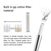 Aquacubic Black Shower Head Handheld High Pressure Water Saving 3 Modes Adjustable Filter Showerhead