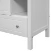 30" Bathroom Vanity Base Only;  Solid Wood Frame;  Bathroom Storage Cabinet with Doors and Drawers