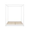 Queen Size Canopy Platform Bed with Support Legs