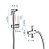Bidet Sprayer for Toilet; Handheld Cloth Diaper Sprayer