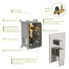[Only for Pickup] Shower System with Tub Spout 10 Inch Bath Shower Faucet Set Complete Rain Shower with Handheld Spray Pressure Balance