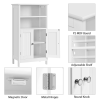 Five-layer solid wood bathroom floor cabinets; storage racks.